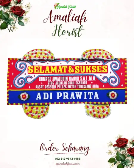Papan Bunga Ucapan Selamat Keerom